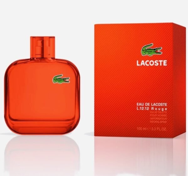 lacoste l.12.12 rouge energetic edt 100ml (red)